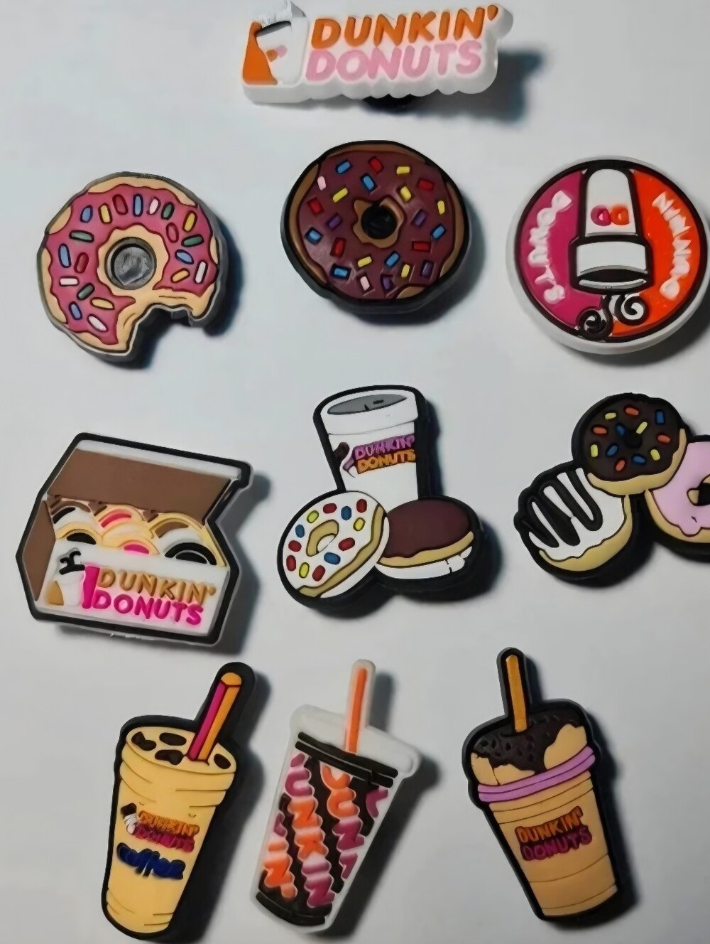 Food Shoe Charms for Crocs Chick fil A Dunkin Donuts - Picture 2 of 6